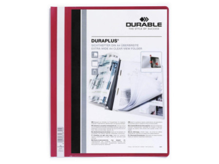 DURABLE Chemise à lamelle DURAPLUS, A4, assorti