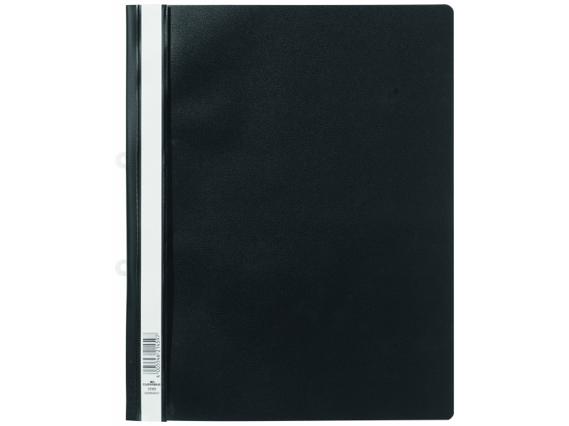 DURABLE Chemise à lamelle pour archivage, A4, noir