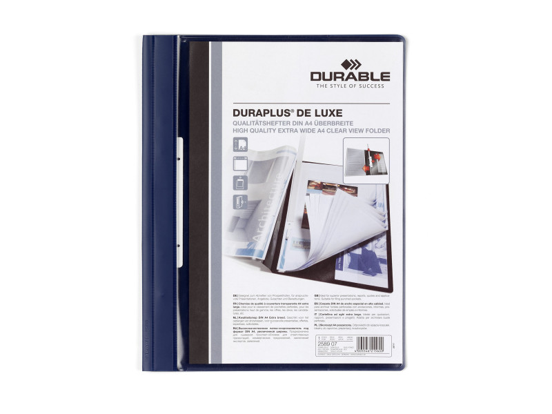 DURABLE Chemise à lamelle DURAPLUS de Luxe, format A4