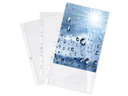 DURTABLE Pochette perforée, A4, PP, transparent