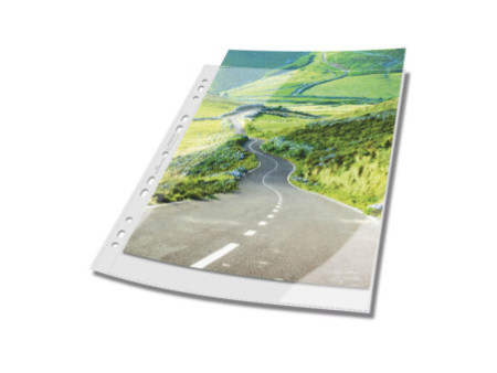 DURABLE Pochette perforée PREMIUM, A4, rPP, transparent