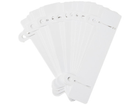 DURABLE Languette coulissante, blanc