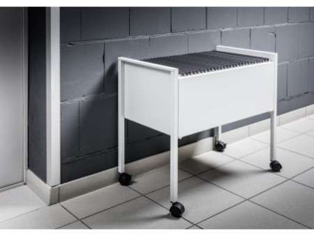DURABLE Chariot pour dossiers suspendus 'Economy 80', gris