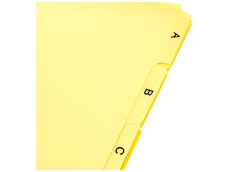 DURABLE intercalaire A - Z, en PP, format A5 paysage