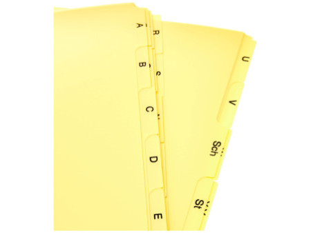 DURABLE intercalaire A - Z, en PP, format A5 paysage