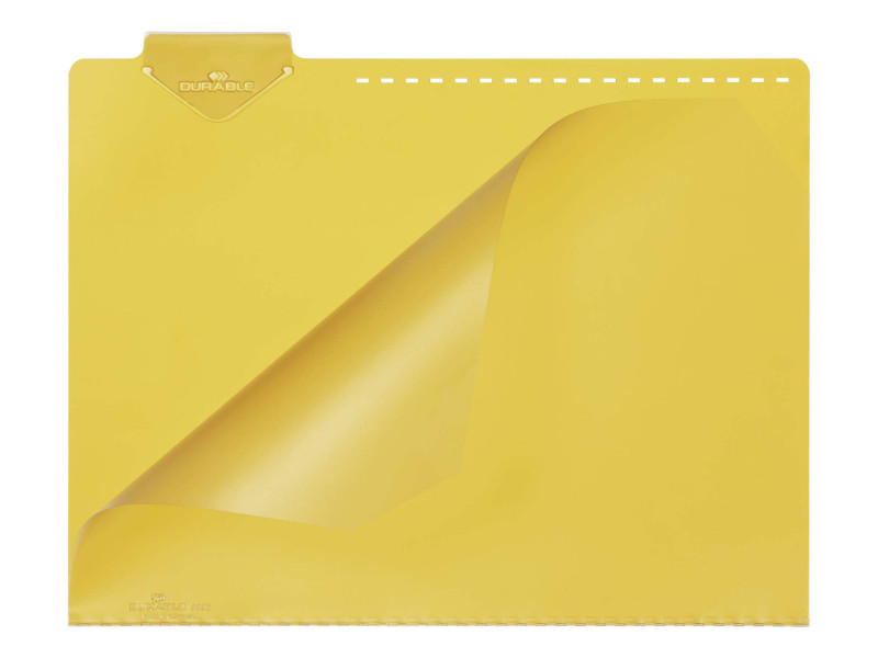 DURABLE Chemise pour fiches bristol, A4, trous de blocage