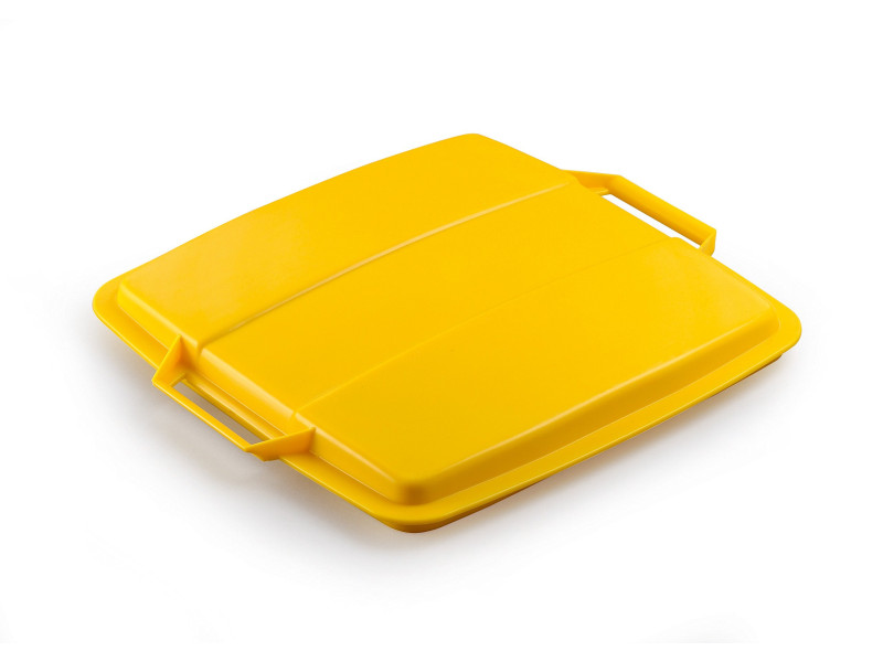 DURABLE couvercle DURABIN LID 90, carré, jaune