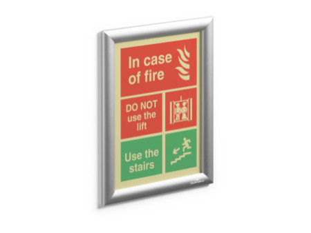 DURABLE Cadre porte-affiche, A4, profil 25 mm, aluminium
