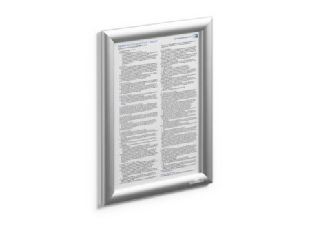 DURABLE Cadre porte-affiche, A4, profil 25 mm, aluminium