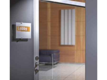 DURABLE Plaque de porte CRYSTAL SIGN, (L)210 x (H)148 mm