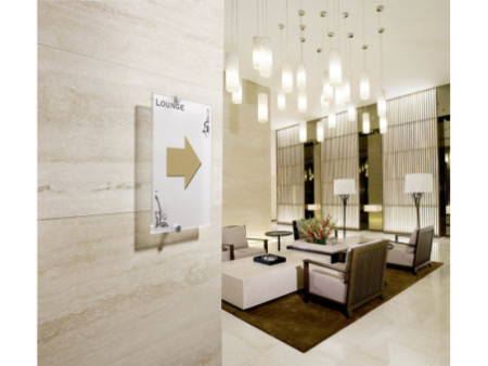 DURABLE Plaque de porte CRYSTAL SIGN, (L)210 x (H)297 mm