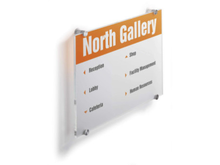 DURABLE Plaque de porte CRYSTAL SIGN, (L)297 x (H)420 mm