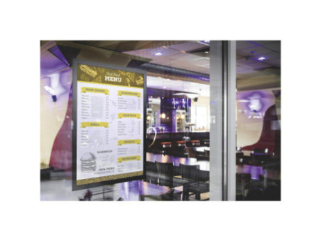 DURABLE Cadre d'affichage magnétique DURAFRAME SUN A3 noir