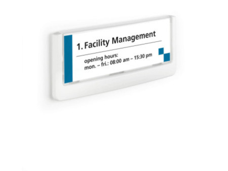 DURABLE Plaque de porte CLICK SIGN, (L)149 x (H)52,5 mm