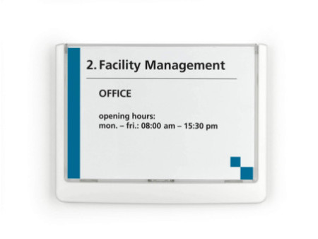 DURABLE Plaque de porte CLICK SIGN, (L)149 x (H)105,5 mm
