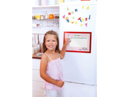 DURABLE Cadre d'affichage magnétique DURAFRAME, A4, rouge