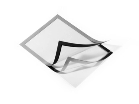 DURABLE Cadre d'affichage magnétique DURAFRAME, A4, argent