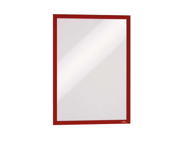 DURABLE Cadre d'affichage magnétique DURAFRAME A3 rouge