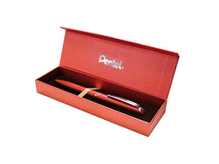 Pentel EnerGel Stylo roller à encre gel Hi-Class, rouge