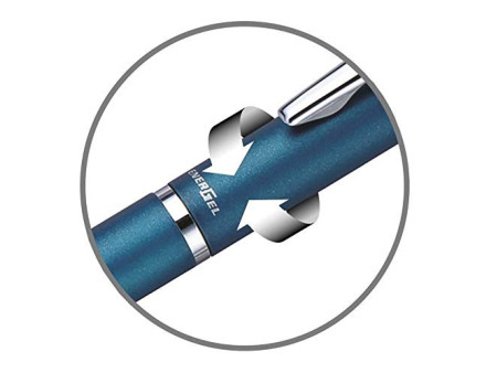 Pentel EnerGel Stylo roller à encre gel Hi-Class, rouge