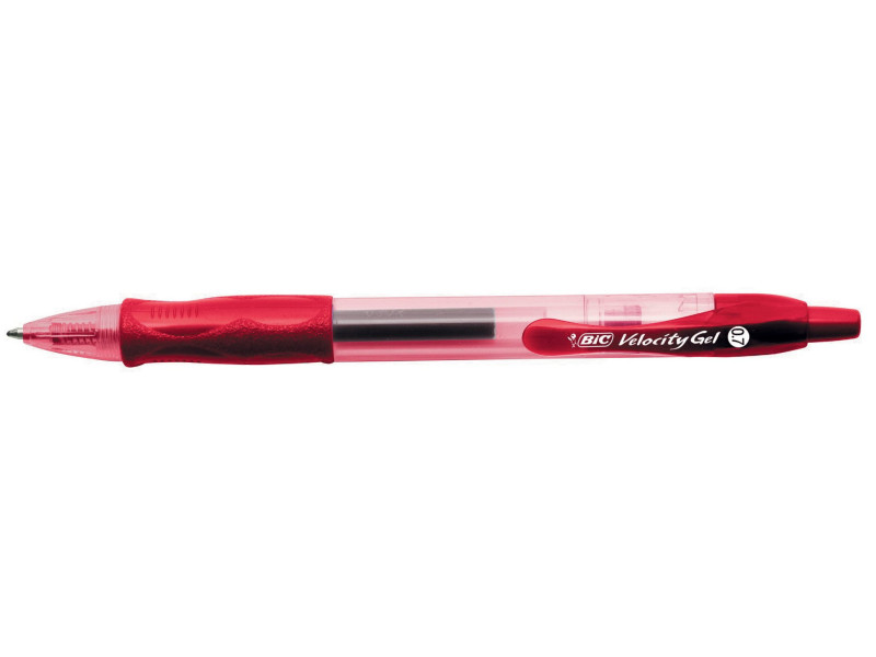 BIC Stylo à encre gel Gelocity, rouge