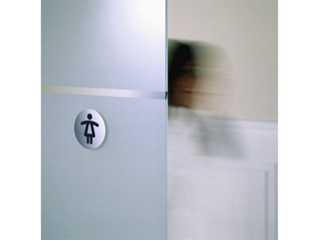DURABLE Pictogramme 'WC-Femmes', diamètre: 83 mm, argent