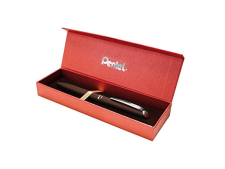 Pentel EnerGel Stylo roller à encre gel Hi-Class, brun