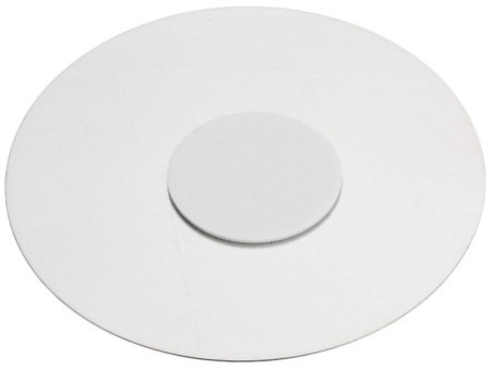 DURABLE Pictogramme 'WC', diamètre: 83 mm, argent