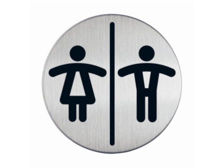 DURABLE Pictogramme 'WC Femmes & Hommes', diamètre: 83 mm