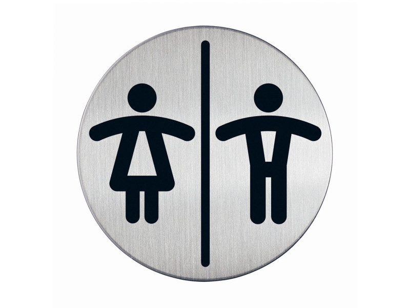 DURABLE Pictogramme 'WC Femmes & Hommes', diamètre: 83 mm