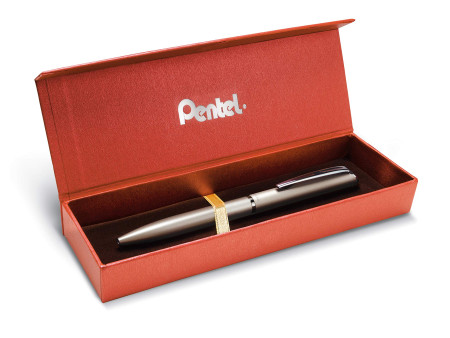 Pentel EnerGel Stylo roller à encre gel Hi-Class, champagne