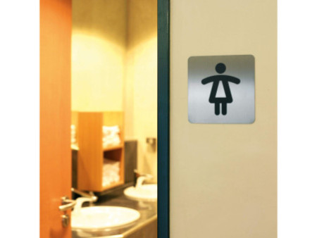 DURABLE Pictogramme PICTO 'WC Femmes', carré, en acier