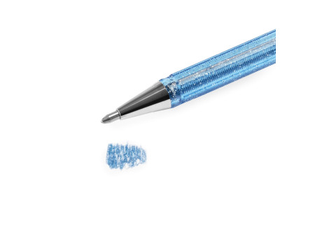 Pentel Hybrid Stylo roller 'Dual Pen', gris bleuté/bleu