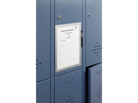 DURABLE Cadre d'affichage DURAFRAME MAGNETIC NOTE, A4 argent