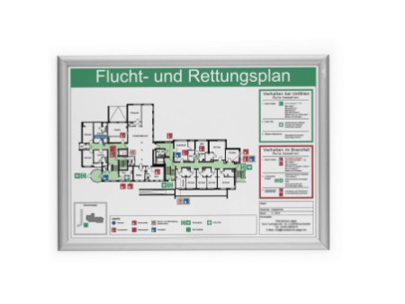 DURABLE Cadre porte-affiche, A2, profil 25 mm, aluminium
