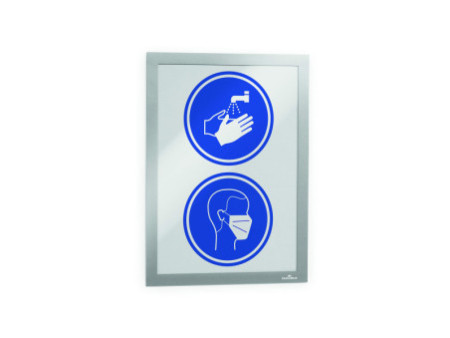 DURABLE Cadre d'affichage magnétique DURAFRAME, A4, orange