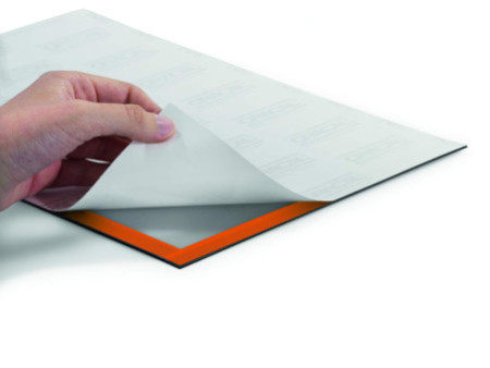 DURABLE Cadre d'affichage magnétique DURAFRAME, A4, orange