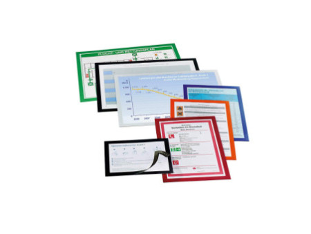 DURABLE Cadre d'affichage magnétique DURAFRAME A3 rouge