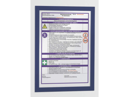 DURABLE Cadre d'affichage magnétique DURAFRAME A3 rouge