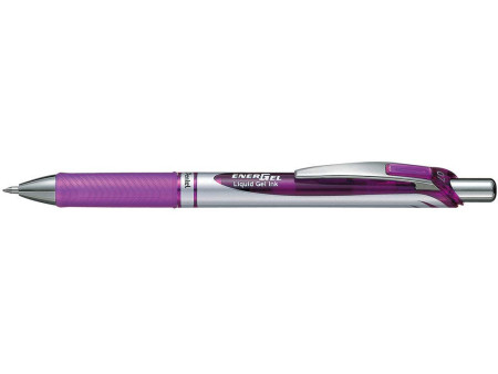 Pentel Stylo roller à encre gel EnerGel XmRT, set de 4