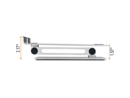 DURABLE Support pour ordinateur portable RISE, argent