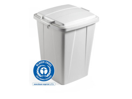 DURABLE Poubelle DURABIN ECO 90, carré, gris