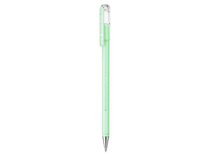 Pentel Stylo roller à encre gel Hybrid Milky, vert pastel