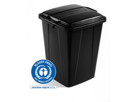 DURABLE Poubelle DURABIN ECO 90, carré, noir
