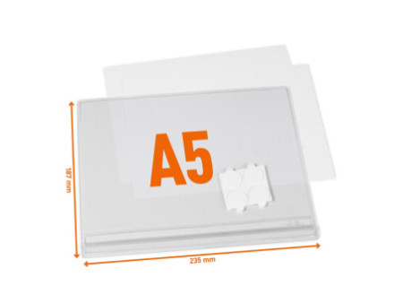 DURABLE Pochette d'affichage, étanche, A5, auto-adhésif
