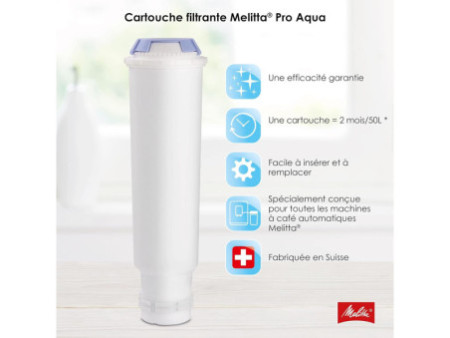 Melitta Cartouche filtrante à eau 'PRO AQUA'
