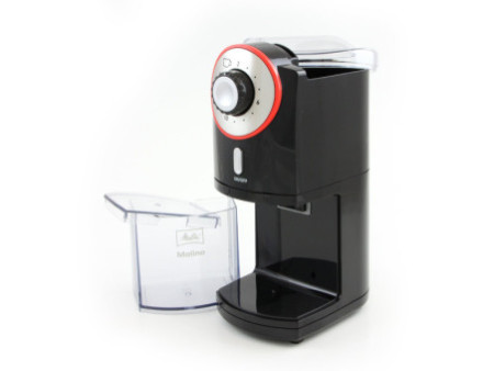 Melitta Moulin à café 'MOLINO', noir / rouge