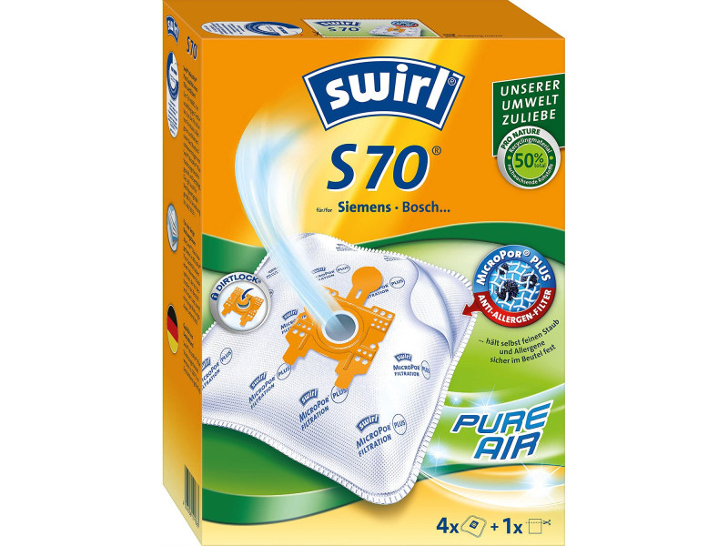 swirl Sac d'aspirateur S 70, avec filtre MicroporPlus