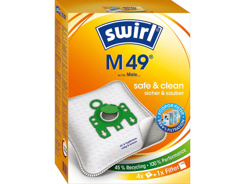 swirl Sac d'aspirateur Y 298, avec filtre MicroporPlus