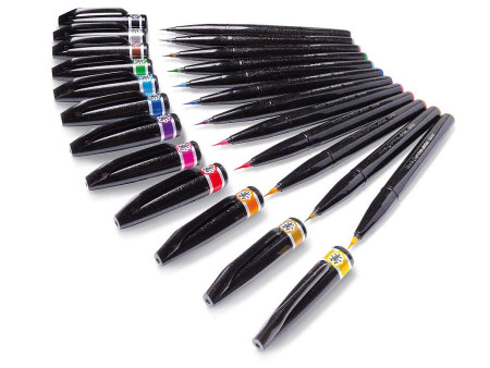 PentelArts Stylo pinceau Sign Pen Artist, violet